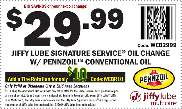 Oil change deals specials near me